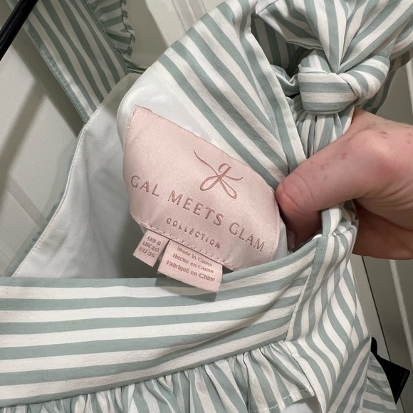 NWOT GAL MEETS GLAM Jasmine Maxi Dress in Mint Size 6! - Picture 8 of 9